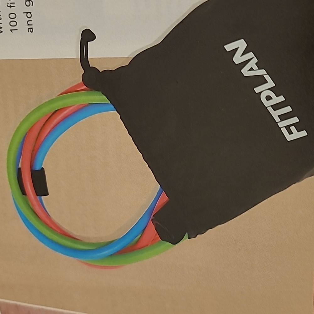FitPlan Set of 3-1 Resistance Band Kit